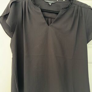 Black Short Sleeve Top